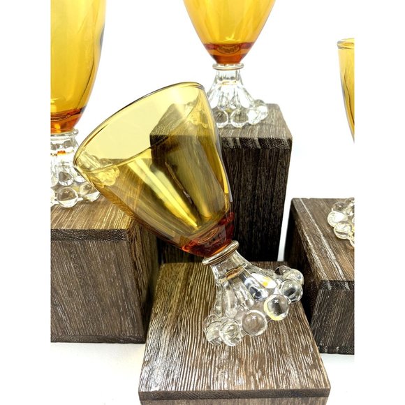 Anchor Hocking Amber Boopie Cocktail Glasses. - Picture 5 of 8